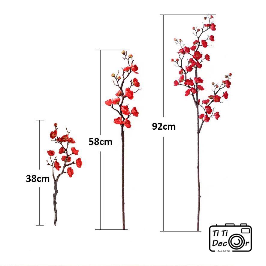 Cành Đào Decor, Hoa Giả Trang Trí Chụp Ẩnh Sản Phẩm, trang trí nhà cửa, cửa hàng TiTi decor