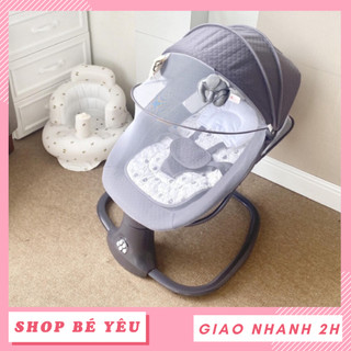 Nôi rung đa năng 🌸 𝑭𝒓𝒆𝒆𝒔𝒉𝒊𝒑 🌸 Nôi ru ngủ điều khiển từ xa cho bé có nhạc trắng Bluetooth Mastela 8107/8108/8113/8114