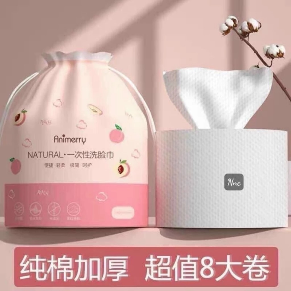Khăn lau mặt khô đa năng Animerry dùng 1 lần - Tiện dụng, an toàn, siêu mềm mại