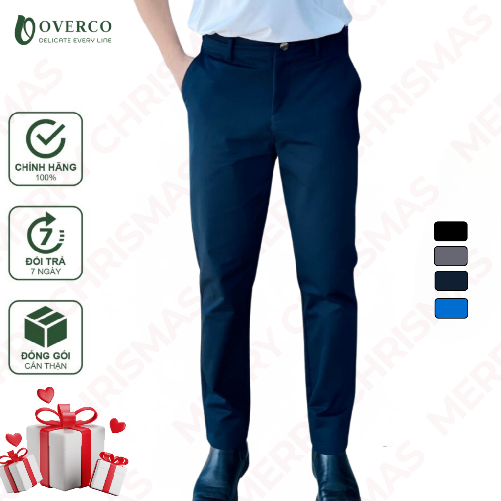 Quần Tây Nam OVERCO Cao Cấp Phù Hợp Đi Làm Đi Chơi Đi Dự Tiệc