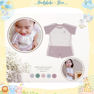 Bộ cộc tay cổ tròn hãng Hrnee