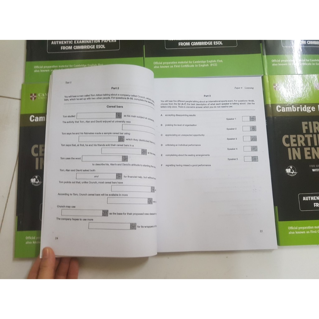 First Certificate In English Test 1 đến 6