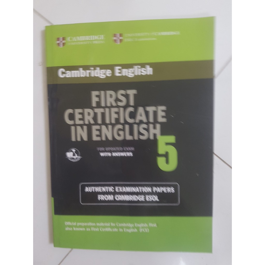 First Certificate In English Test 1 đến 6