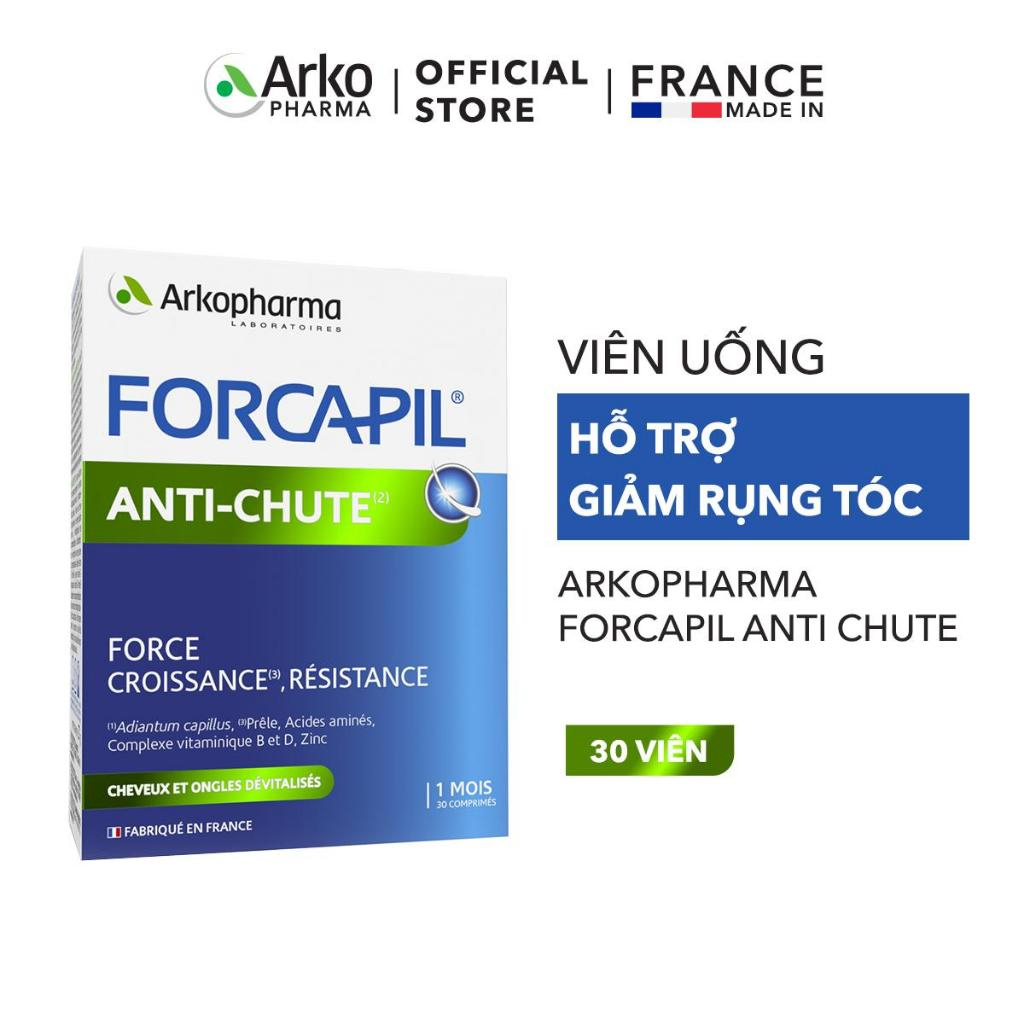 [HB GIFT] Viên uống giảm rụng tóc, hói đầu Arkopharma 30 viên/hộp