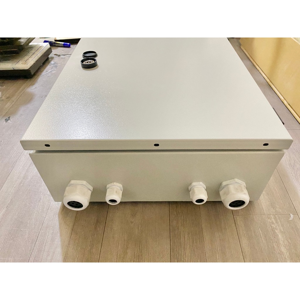 Hộp phối quang ODF 48FO ngoài trời sắt đầy đủ phụ kiện SC/APC, SC/UPC