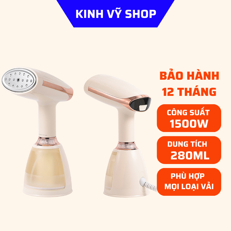 Bàn ủi hơi nước cầm tay YAMAZAKI bàn là quần áo min đa năng 3 chế độ công suất 1500w phù hợp cho gia đình và đi du lịch