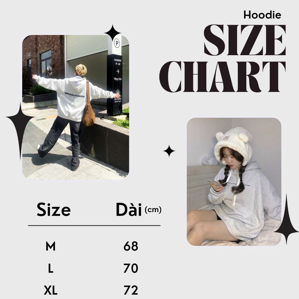 Áo Hoodie Unisex dây   trơn kiểu dáng basic, thiết kế form rộng đẹp, chất nỉ dày dặn phù hợp cho mùa thu đông