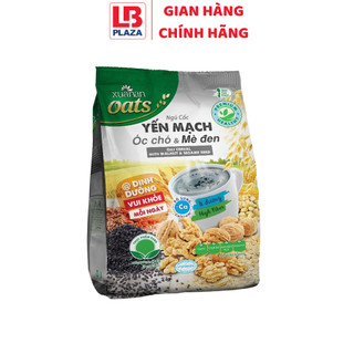 Ngũ cốc yến mạch óc chó & mè đen Xuân An 400g