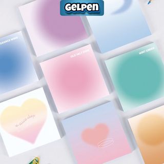 Set 50 tờ giấy dán ghi chú văn phòng phẩm GelPen