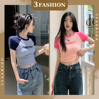 Áo croptop nữ ôm body có bigsize, áo raplan HÀNG CHUẨN LOẠI THÊU CHỮ vải thun gân tăm đẹp mềm mịn- 3Fashion A46