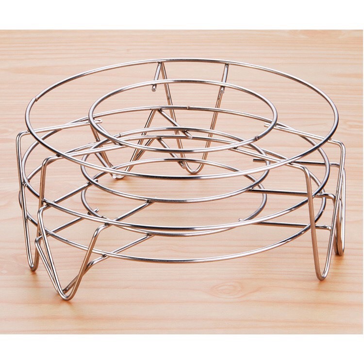 Xửng hấp, vỉ hấp inox cao cấp 3 chân
