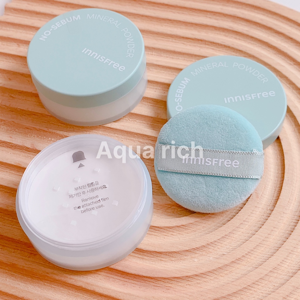 Phấn Phủ Bột Kiềm Dầu Innisfree No - Sebum Mineral Powder - Mineral Color Powder