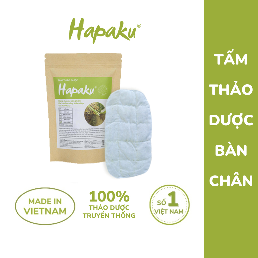 Tấm Thảo Dược Thay Thế Cho Đai Chườm Thảo Dược Bàn Chân Hapaku Làm Nóng Bằng Điện