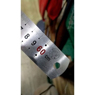 Thước lá inox 100cm loại dày 2 mặt số
