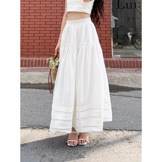 SUNDEI | Chân váy midi dáng dài vải đũi cao cấp Mia Midi Skirt