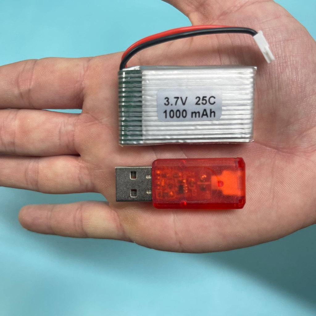 Pin Lipo 1s 3.7V 1000mAh dòng xả 25C dùng cho máy bay, Quadcopter, Drone, Flycam