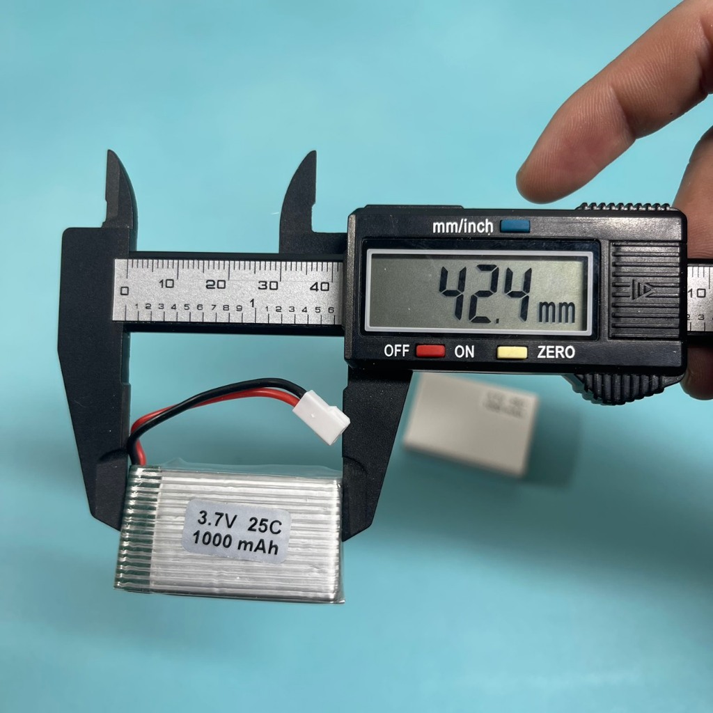 Pin Lipo 1s 3.7V 1000mAh dòng xả 25C dùng cho máy bay, Quadcopter, Drone, Flycam