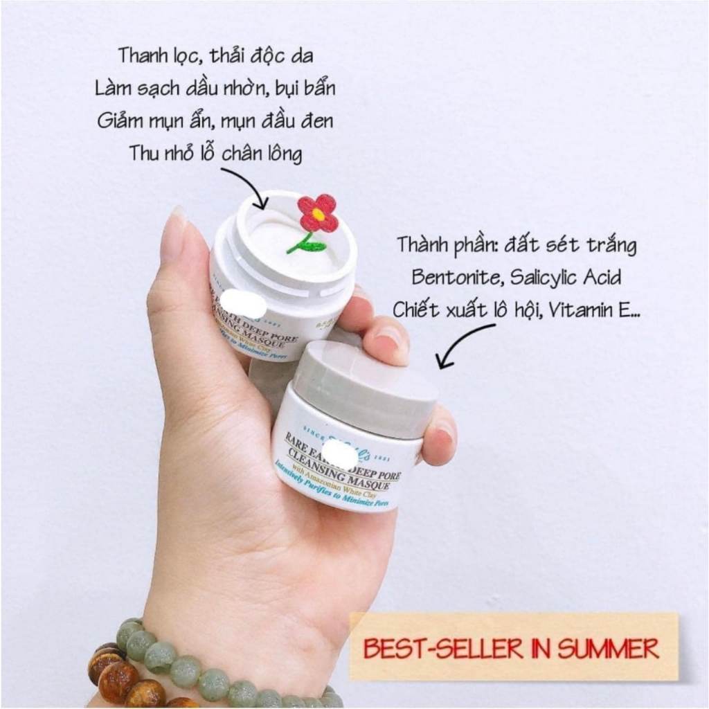 Mặt Nạ Đất Sét Kiehl's Rare Earth Deep Pore Cleansing Masque 14ml