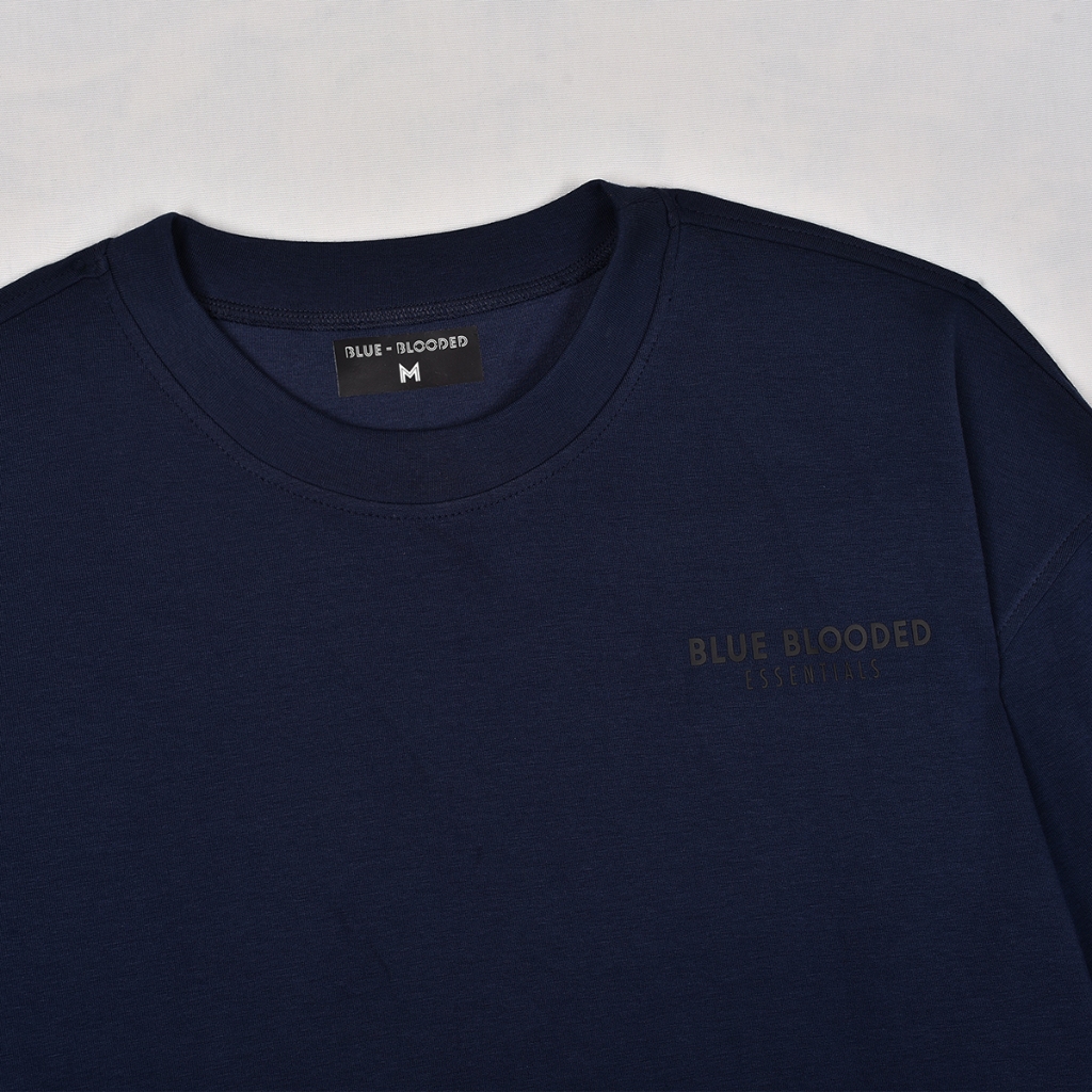 Áo sweater nỉ form rộng Unisex nam nữ kiểu Essentials dáng Basic Local brand Blue Blooded