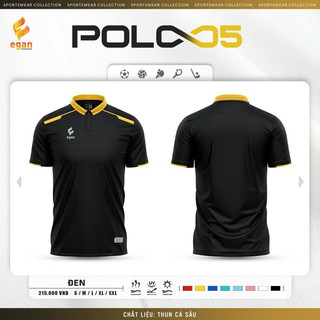Áo polo uv egan 05 màu đen mới ,đẹp chính hãng