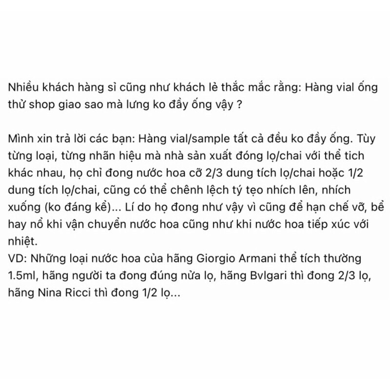 Vial mẫu thử nước hoa nữ Libre - Ysl EDP - - France