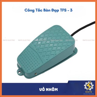 Bàn đạp công tắc foot switch tfs-3 10a-220vac rinte vỏ nhôm