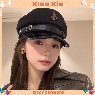 Mũ nồi baret hải quân nữ thời trang phong cách Hàn Quốc mới