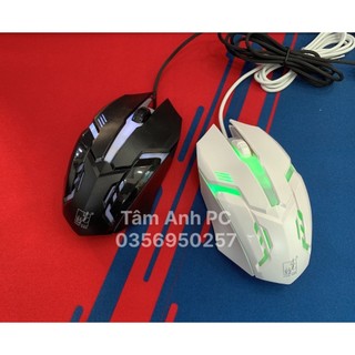 Chuột Gaming G21B G21 Đen / Trắng Siêu Bền LED Auto-Chuột Chơi Game Có Dây 1200 Dpi Kèm Đèn Led Nền