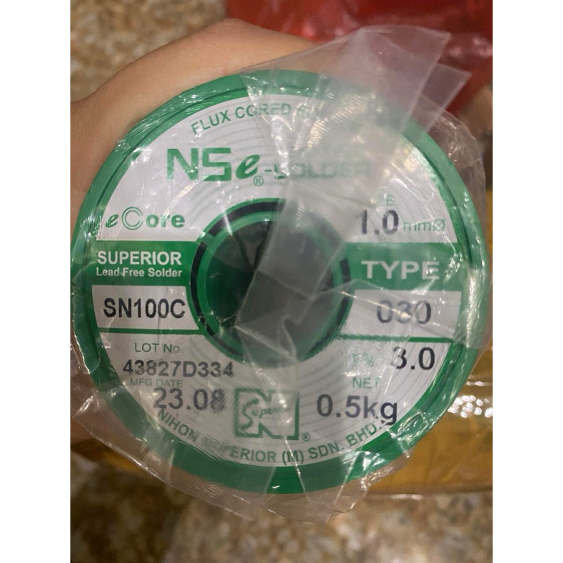 Thiếc Hàn loại xịn chuẩn siêu bóng 1.2 mm,1.6mm,2.0mm,0.8mm.1mm