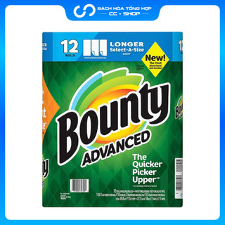 Cuộn Khăn Giấy Bounty Paper Towel Advanced White