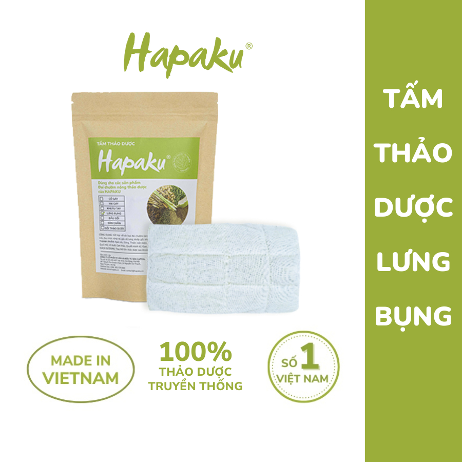 Tấm Thảo Dược Thay Thế Cho Đai Chườm Thảo Dược Lưng Bụng HAPAKU Làm Nóng Bằng Điện