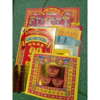 BỘ GIẤY CÚNG KHAI TRƯƠNG