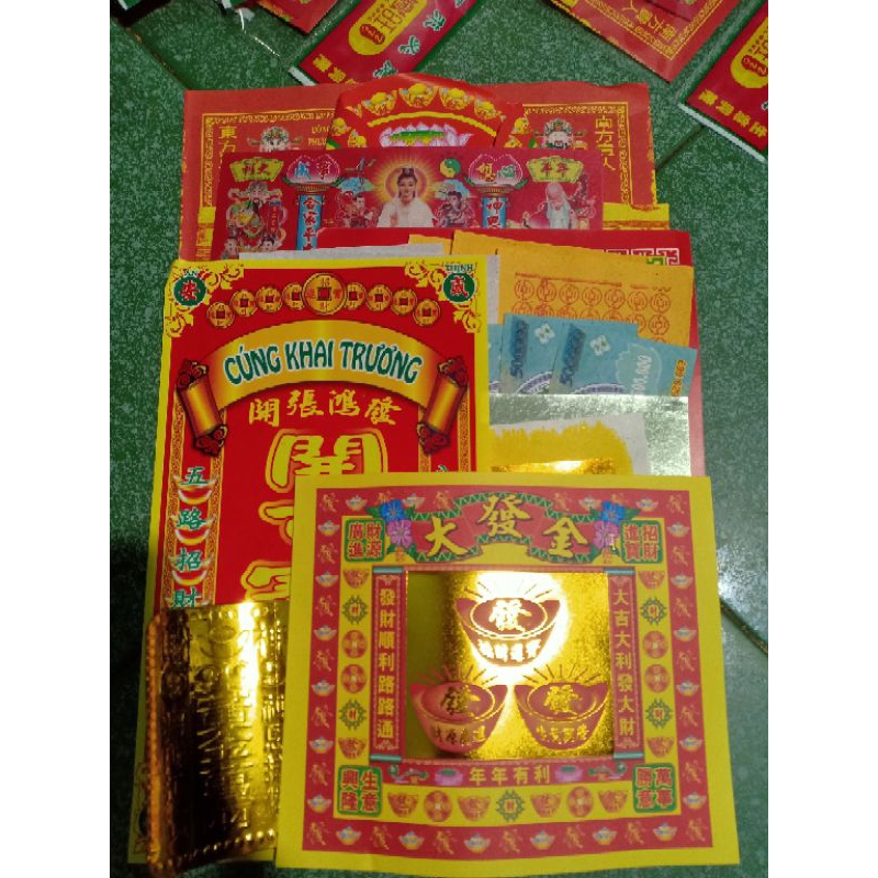 BỘ GIẤY CÚNG KHAI TRƯƠNG