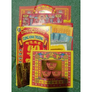 BỘ GIẤY CÚNG KHAI TRƯƠNG
