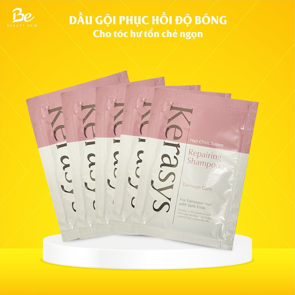 Set gói dầu gội Kerasys Hàn Quốc dành cho tóc khô xơ, hư tổn, chẻ ngọn 8ml/gói