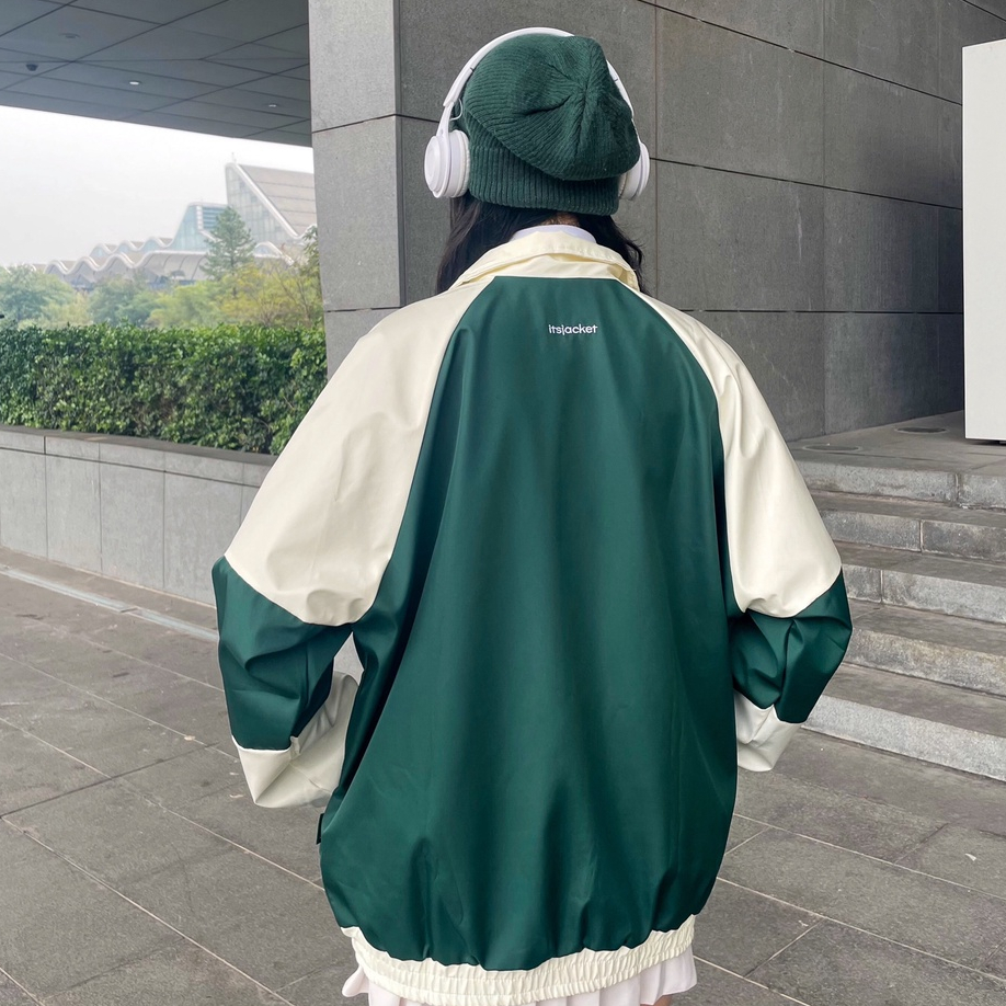 Áo Khoác Gió MNS Jacket, Áo Khoác Dù Nam Nữ 2 Lớp Hình Thêu