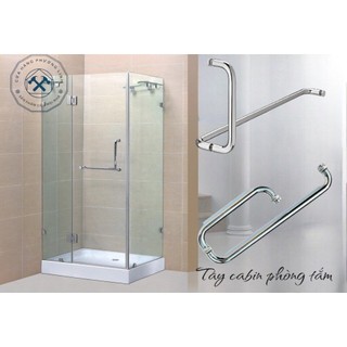 Tay nắm cabin phòng tắm chất liệu inox 304