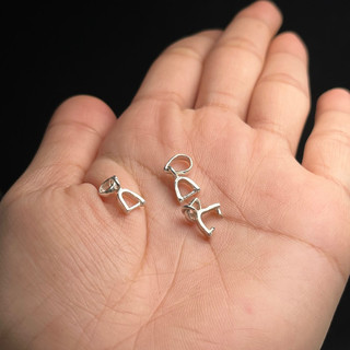 Móc bạc ta bỏ mặt dây chuyền