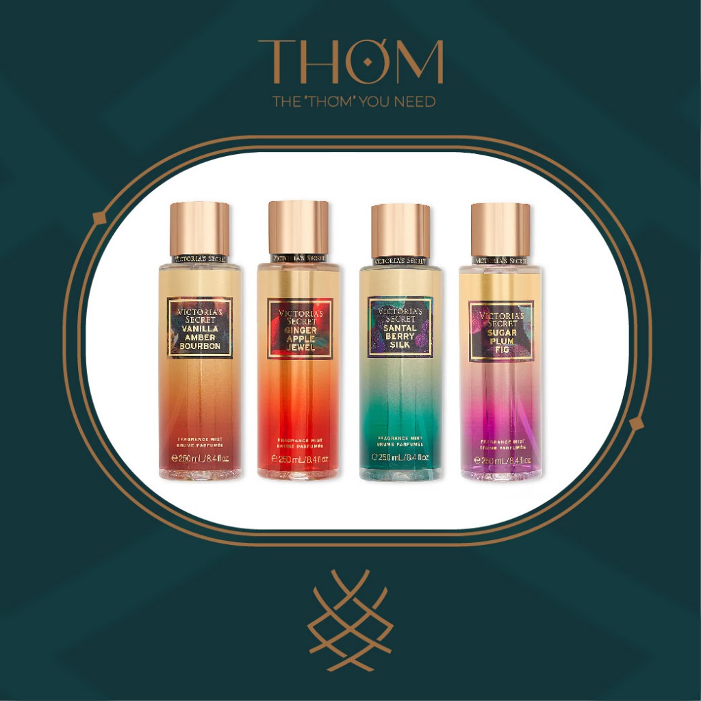Xịt Thơm Body Mist Santal Berry Silk | Sugar Plum Fig | Vanilla Amber Bourbon | Ginger Apple Jewel