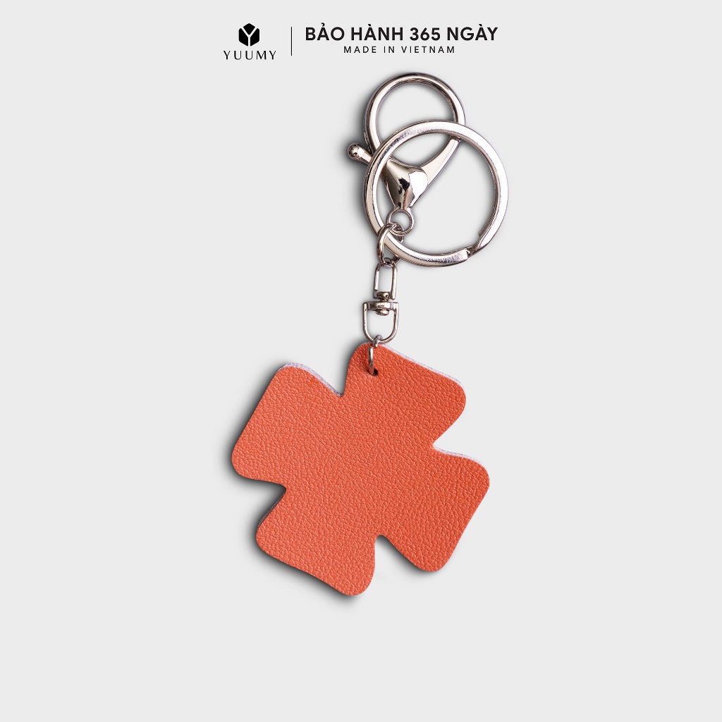 Móc khóa da hình cánh hoa YUUMY Seasand YMK20