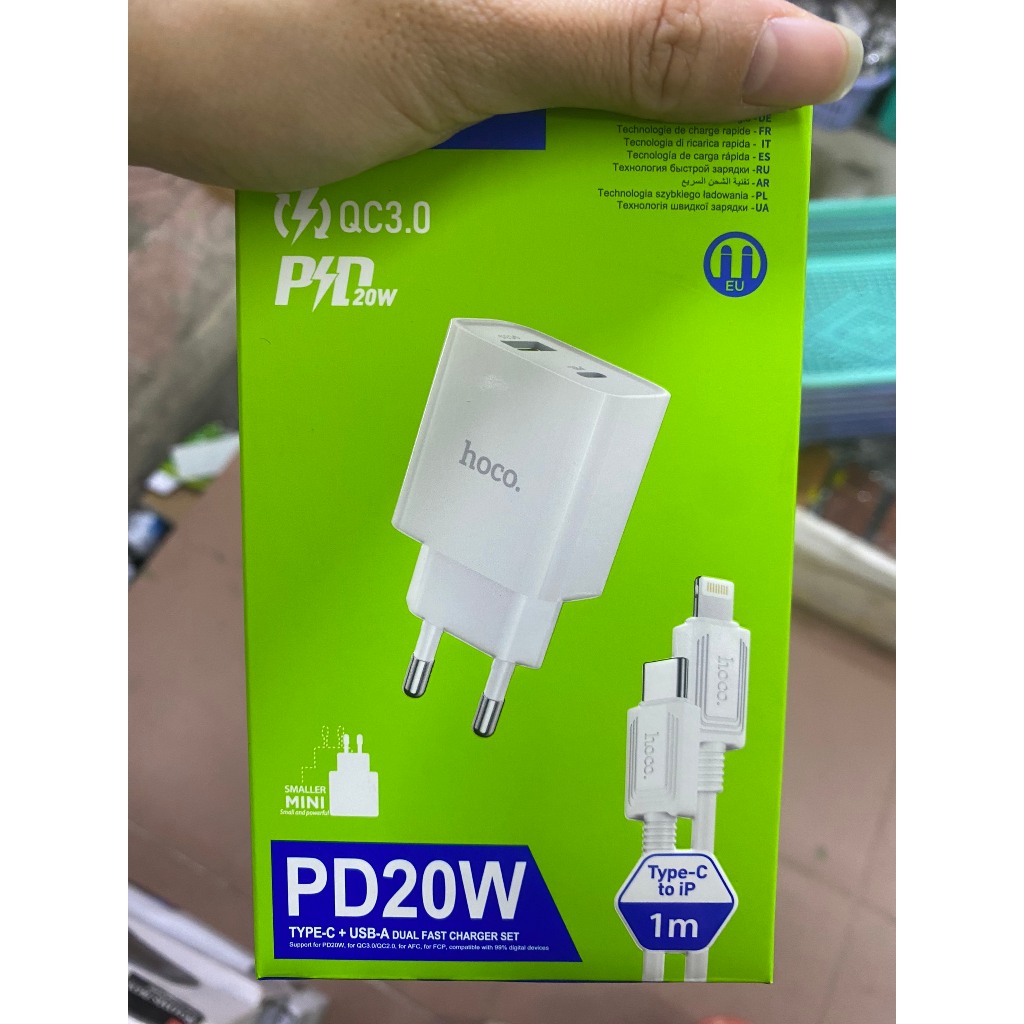 Bộ sạc C80 A Plus PD20W+QC3.