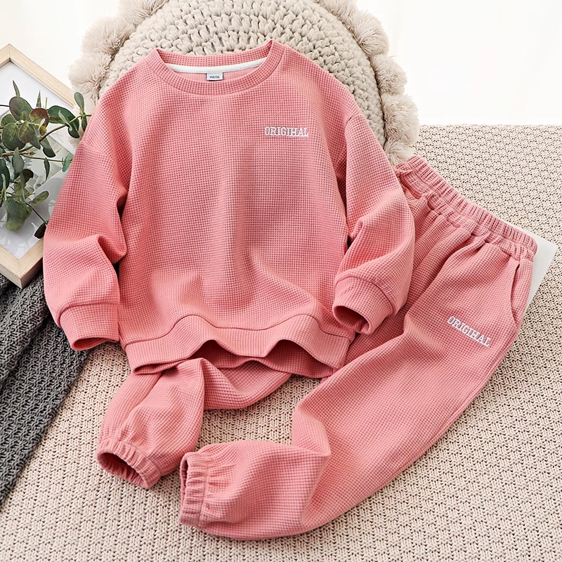 Bộ quần áo bé trai bé gái , Bồ dài tay thun tổ ong size đại 73kg - Bộ Origihal