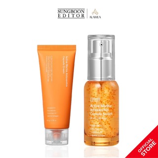  Serum chống lão hóa, nếp nhăn + Kem dưỡng trắng SUNGBOON EDITOR ACTIVE MARINE ASTAXANTHIN