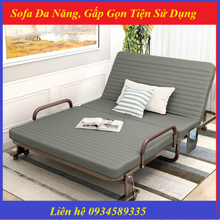 Giường xếp Hàn Quốc phù hợp với văn phòng, giường gấp thông minh, có thể gấp gọn ghế gấp thành giường