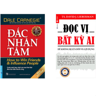 Sách Combo Đắc Nhân Tâm + Đọc Vị Bất Kỳ Ai