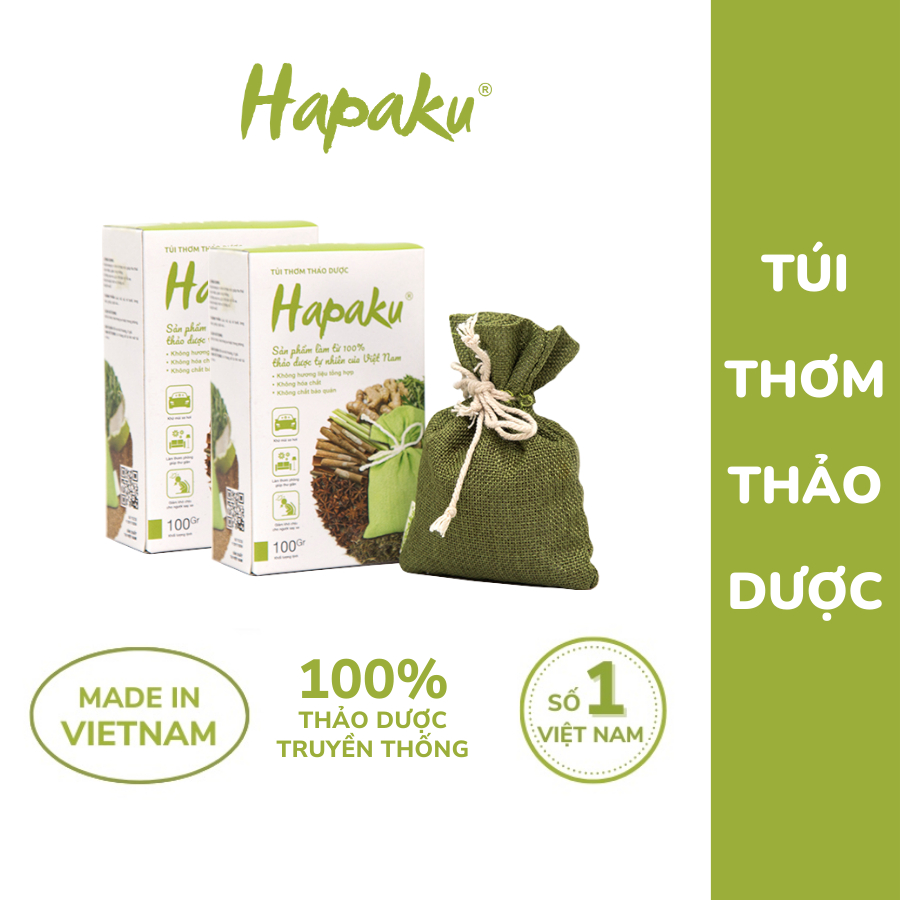 Túi Thơm Tự Nhiên HAPAKU Khử Mùi Phòng Ngủ, Phong Khách, Tủ Quần Áo Giúp Thư Giãn, Khử Khuẩn