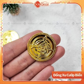 Đồng Xu Cướp Biển Vàng, Bạc, Đồng Đô La Mô Phỏng Nai Decor