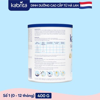 [DATE T3/2025] Sữa dê Kabrita số 1 cho trẻ- Lon 400g