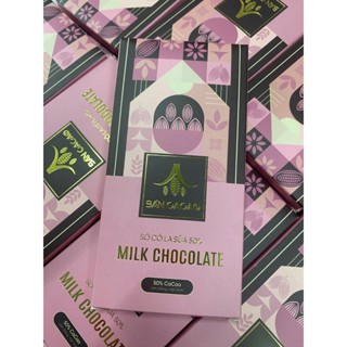 Socola sữa thơm béo BẢN CACAO - thơm béo, ngọt vừa, đắng nhẹ, đậm vị cacao