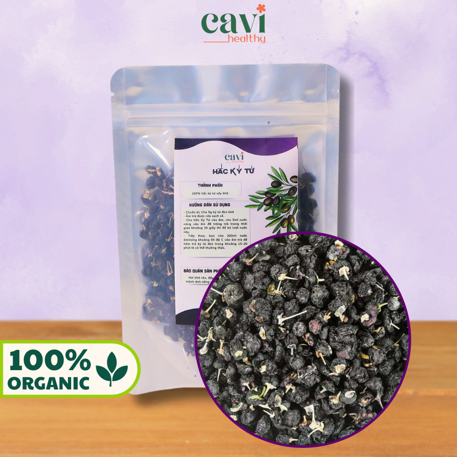 Hắc Kỷ Tử  Tây Tạng 100gr Sấy Khô Quả To Sáng Mắt Đẹp Da Chống Lão Hóa